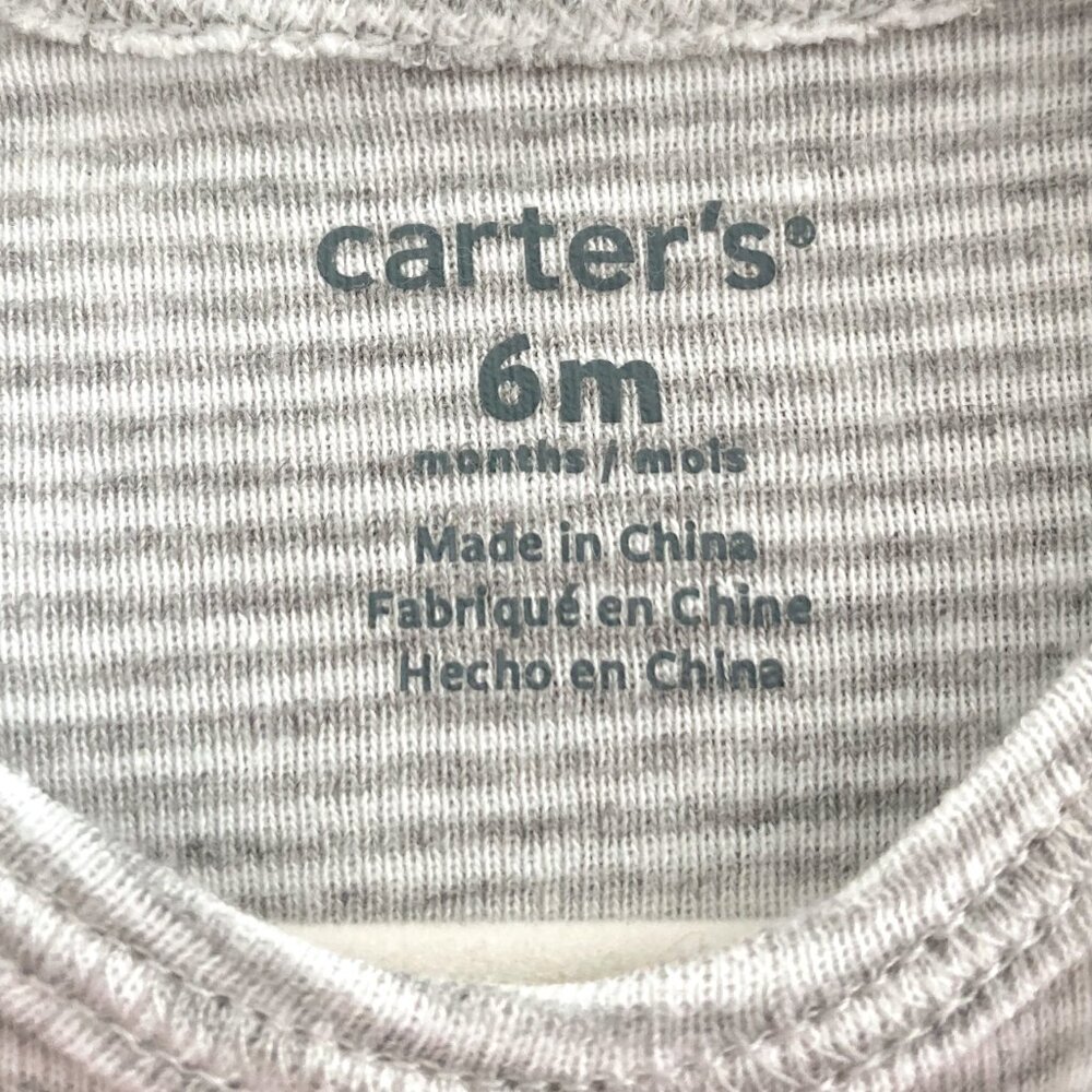 Baby Bundle/Lot 3-6M - Grey Stripes - Carter's/Gap - T-shirt/Bodsuit Set - Picture 4 of 9